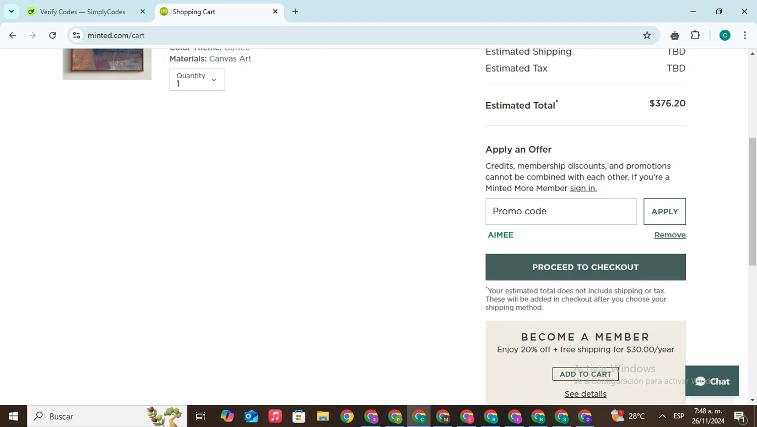 how to use Minted coupons