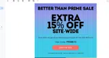PRIME15 coupon verification screenshot