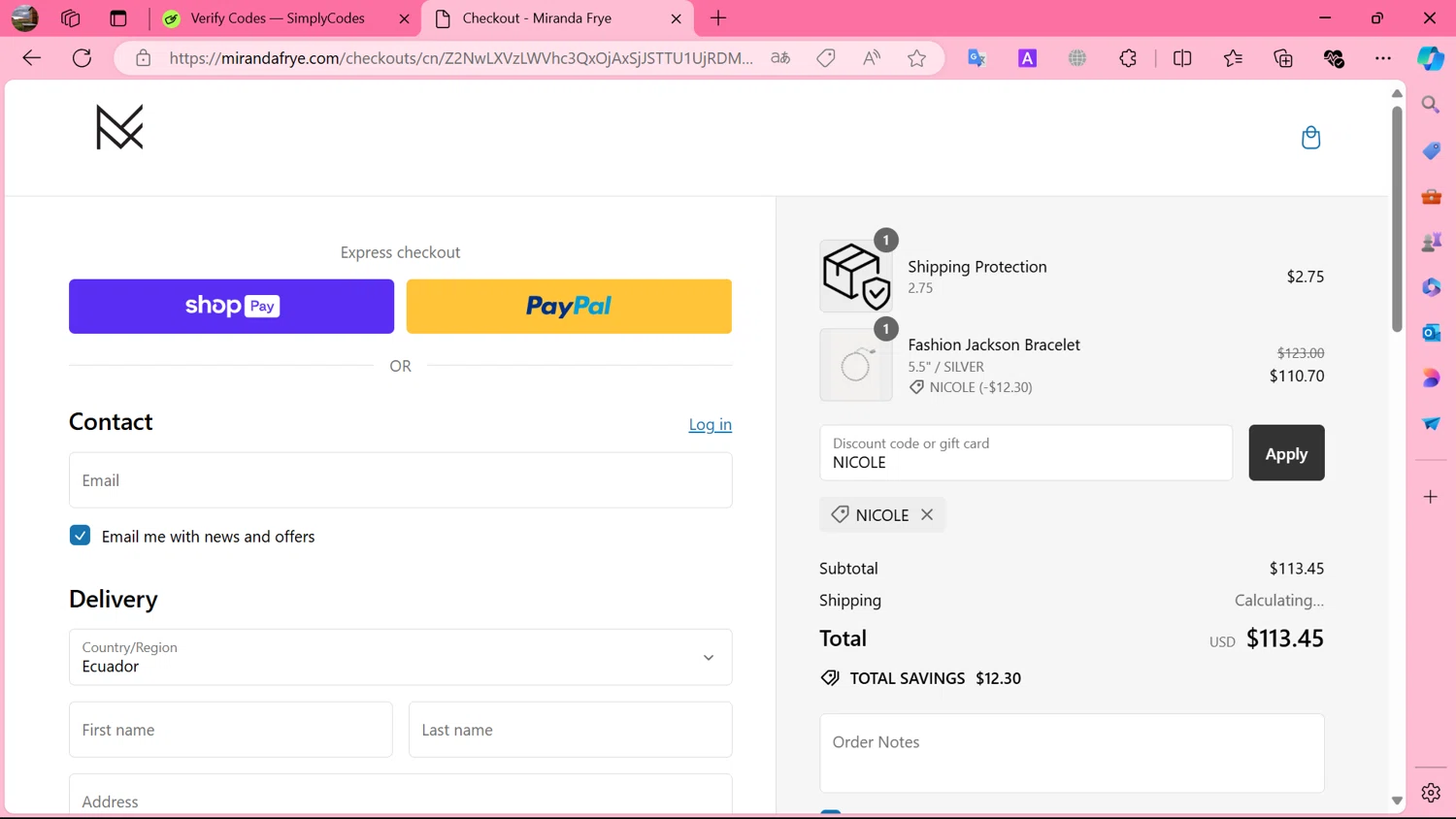 Miranda Frye Promo Codes 15 Off July 2024