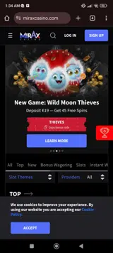 THIEVES coupon verification screenshot