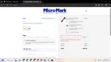 Mirco-Mark coupon verification screenshot