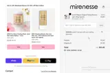 Mirenesse coupon verification screenshot