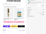 Mirenesse coupon verification screenshot