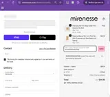 Mirenesse coupon verification screenshot