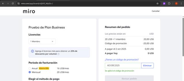Miro Discount Codes - 25% Off (1 Verified) Oct 2025