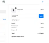 VDAY25 coupon verification screenshot