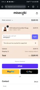 X9PQ8QV7 coupon verification screenshot