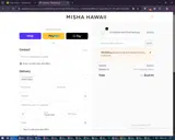 MishaHawaii coupon verification screenshot