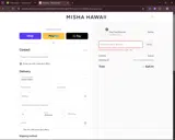 MishaHawaii coupon verification screenshot
