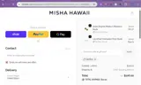 MishaHawaii coupon verification screenshot