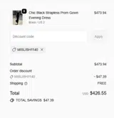 mislish1140 coupon verification screenshot