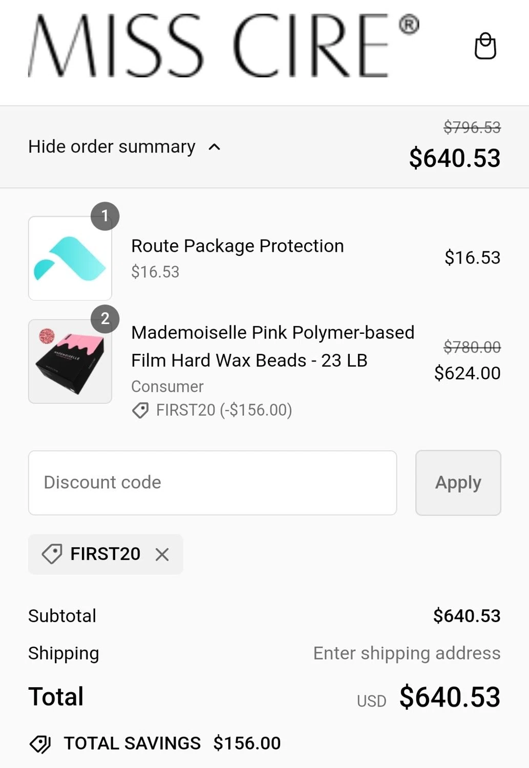 how to use Miss Cire coupons
