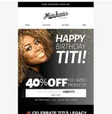 Miss Jessie's coupon verification screenshot