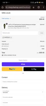 Save2023 coupon verification screenshot