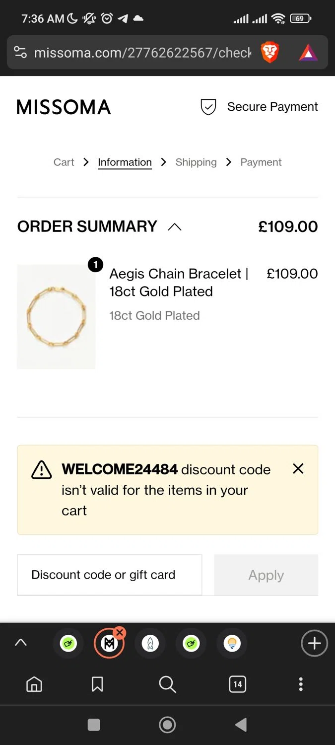 Missoma Promo Codes 10 Off July 2024