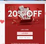 love20 coupon verification screenshot