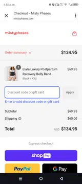 FREESHIP coupon verification screenshot