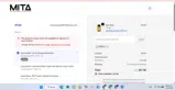 MITA15 coupon verification screenshot