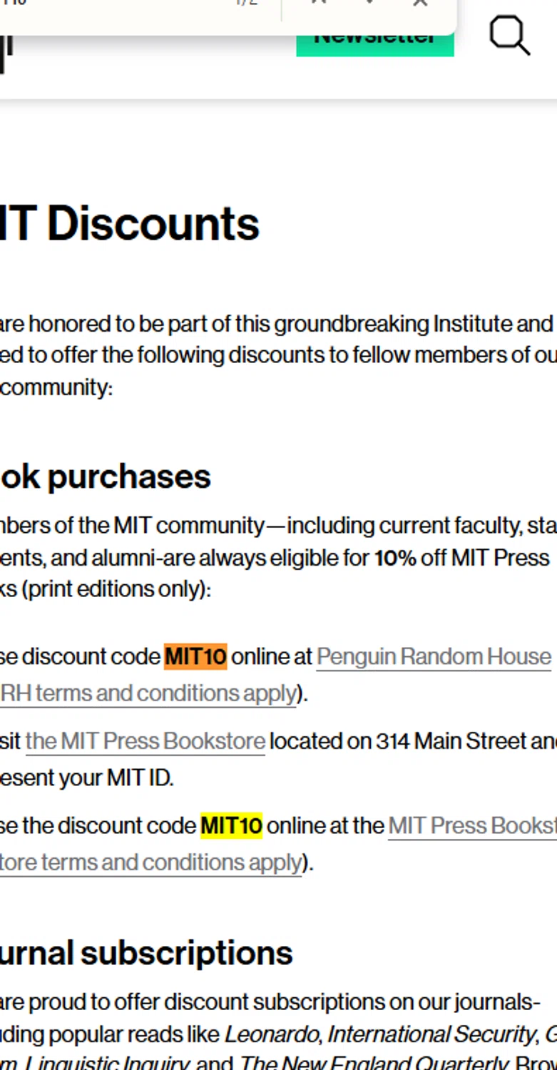 MIT Open Learning promo code screenshot showing code MIT10 applied at MIT Open Learning checkout page. Uploaded by SimplyCodes community member Fort_Worth on Apr 14, 2025