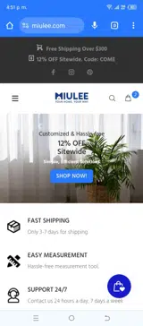 COME coupon verification screenshot