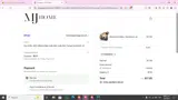 MJ Home Decor coupon verification screenshot