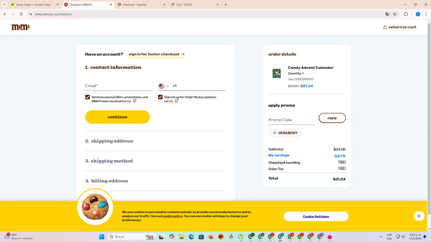 how to use M&M's coupons