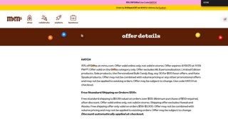 M&M's Discount Codes - 15% Off (4 Verified) Jun 2025