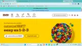 M&M's coupon verification screenshot