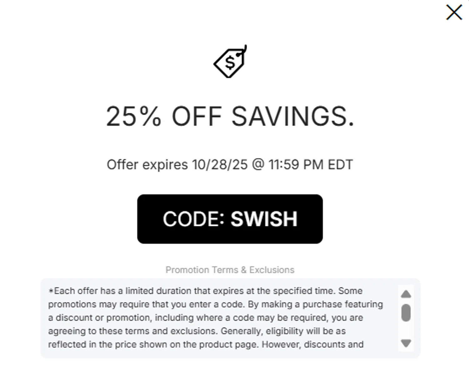 Minnesota Timberwolves promo code screenshot showing code SWISH applied at Minnesota Timberwolves checkout page. Uploaded by SimplyCodes community member Aressss on Oct 28, 2025