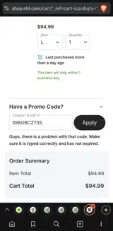 398GBCZ73S coupon verification screenshot