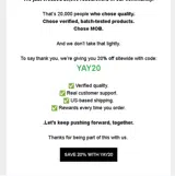 MOB Peptides LLC coupon verification screenshot