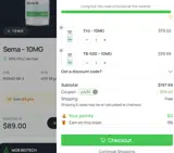 MOB Peptides LLC coupon verification screenshot