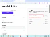MOCHIBDAY coupon verification screenshot