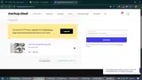 Mockup Cloud coupon verification screenshot