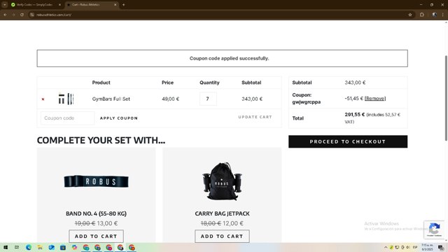 Modanisa checkout page showing Modanisa coupon code box | Screenshot taken by SimplyCodes community member on Mar 6, 2025