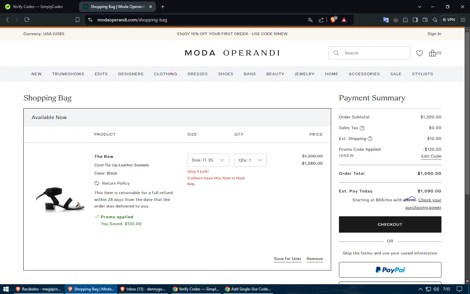 Moda Operandi Promo Codes - 10% Off | October 2024