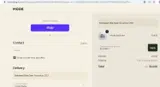 Mode Designs coupon verification screenshot