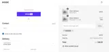 Mode Designs coupon verification screenshot