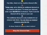 SECRET25 coupon verification screenshot
