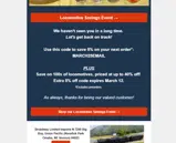 MARCH25EMAIL coupon verification screenshot