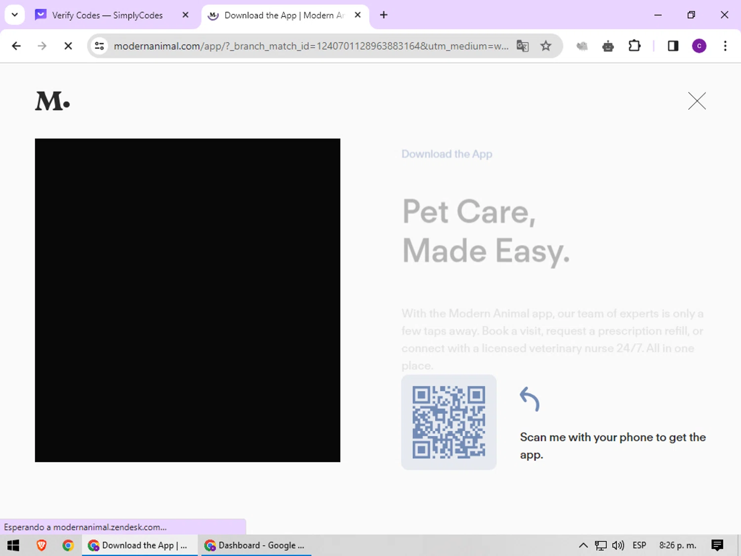 Modern Animal checkout page showing Modern Animal promo code box | Screenshot taken by SimplyCodes community member on Jan 27, 2024