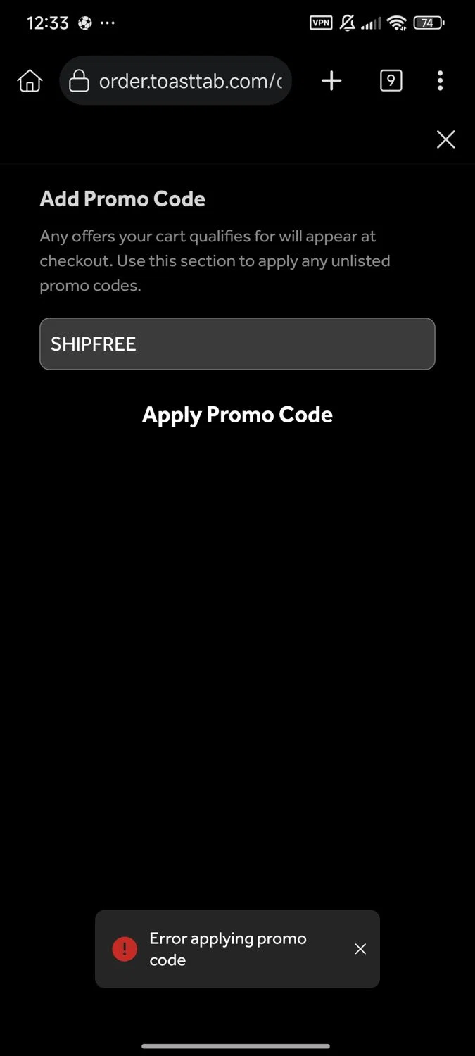 Modern Bread & Bagel promo code screenshot showing code SHIPFREE applied at Modern Bread & Bagel checkout page. Uploaded by SimplyCodes community member Enmanuel17 on Oct 25, 2025
