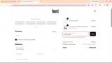 WELCOME5 coupon verification screenshot