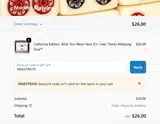 MAESTRA10 coupon verification screenshot