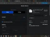 Modern Mirrors coupon verification screenshot