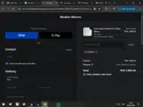 Modern Mirrors coupon verification screenshot