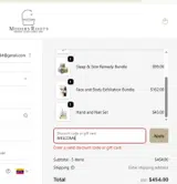 ModernRoots coupon verification screenshot