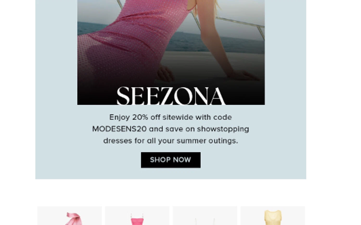 ModeSens promo code screenshot showing code modesens20 applied at ModeSens checkout page. Uploaded by SimplyCodes community member Logoteam on Jul 8, 2024