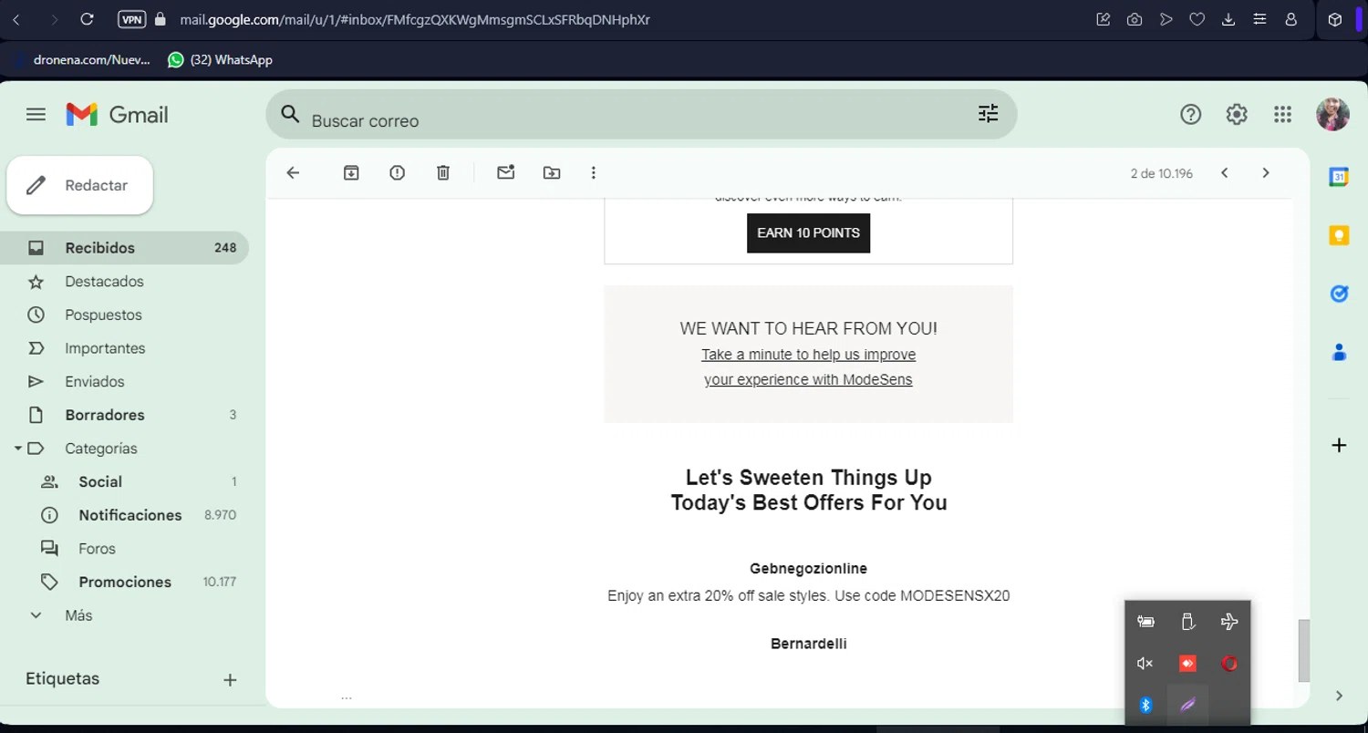 ModeSens promo code screenshot showing code MODESENSX20 applied at ModeSens checkout page. Uploaded by SimplyCodes community member lizzyworks on Dec 2, 2024