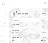 Mogu Mushrooms coupon verification screenshot
